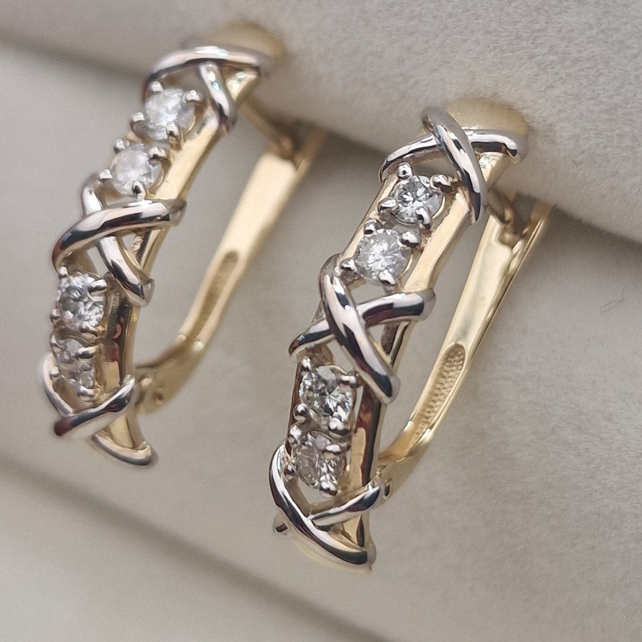 Серьги Deimantas 103745197 3,19гр 0,45ct. купить,NaN