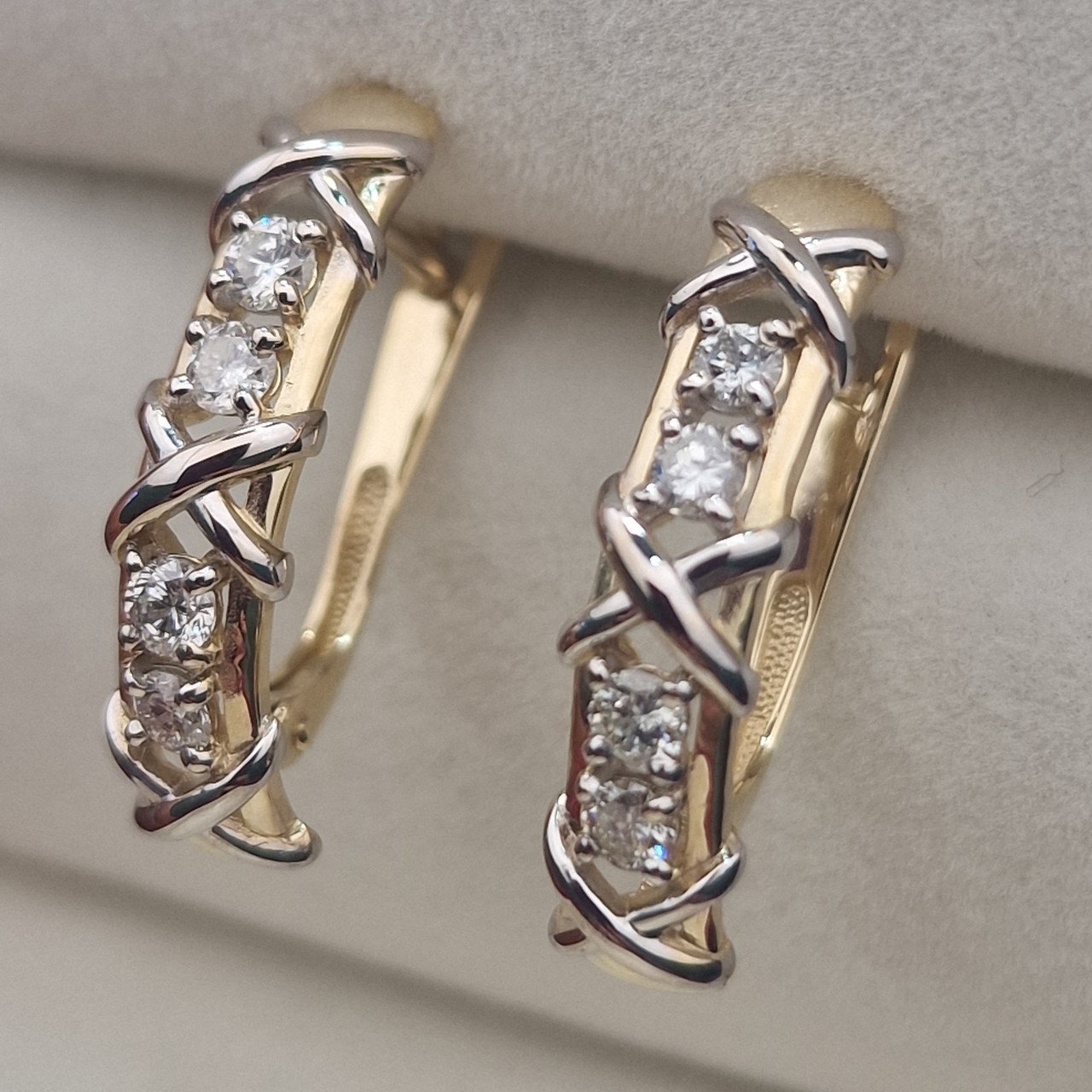 Серьги Deimantas 103745197 3,19гр 0,45ct. купить,NaN