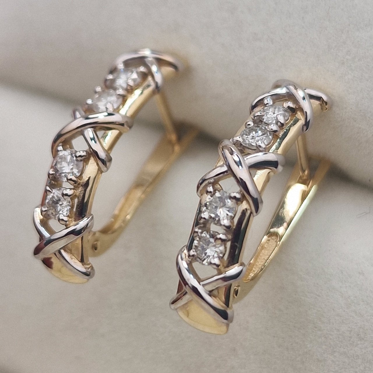 Серьги Deimantas 103745197 3,19гр 0,45ct. купить,NaN