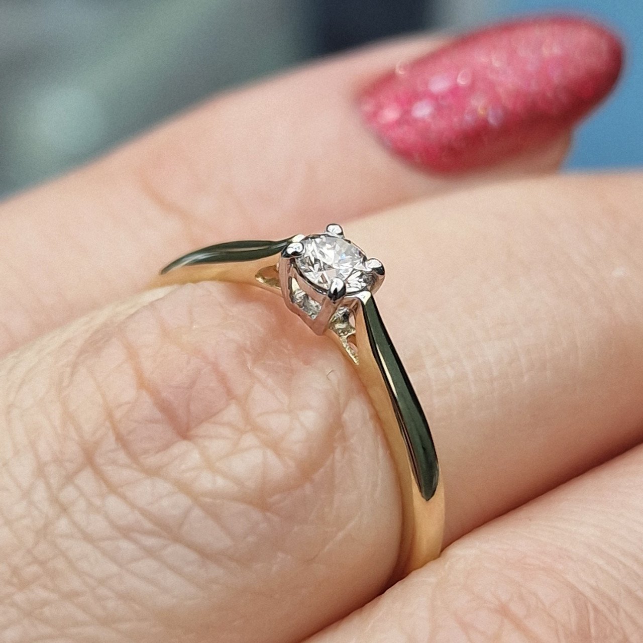 Кольцо Deimantas 104885332 16р 1,3гр 0,145ct. купить,NaN
