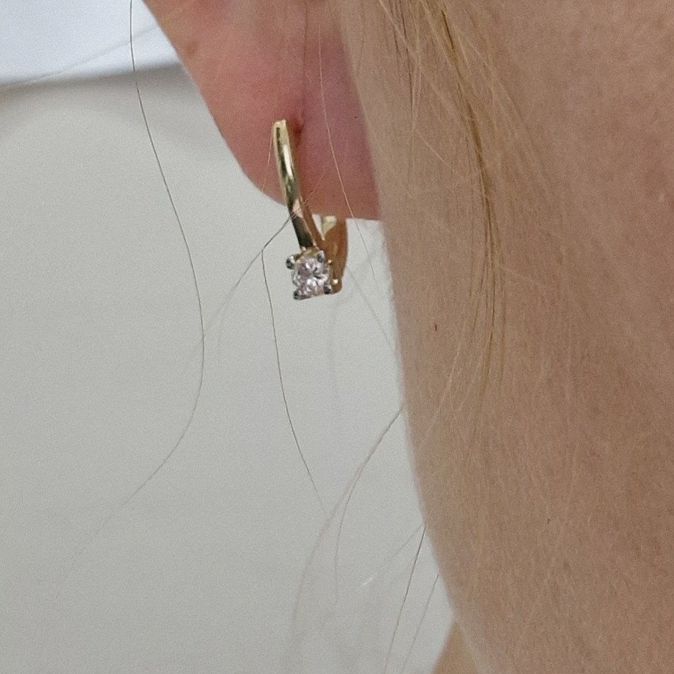 Серьги Deimantas 104885358 2,71гр 0,30ct. купить,NaN