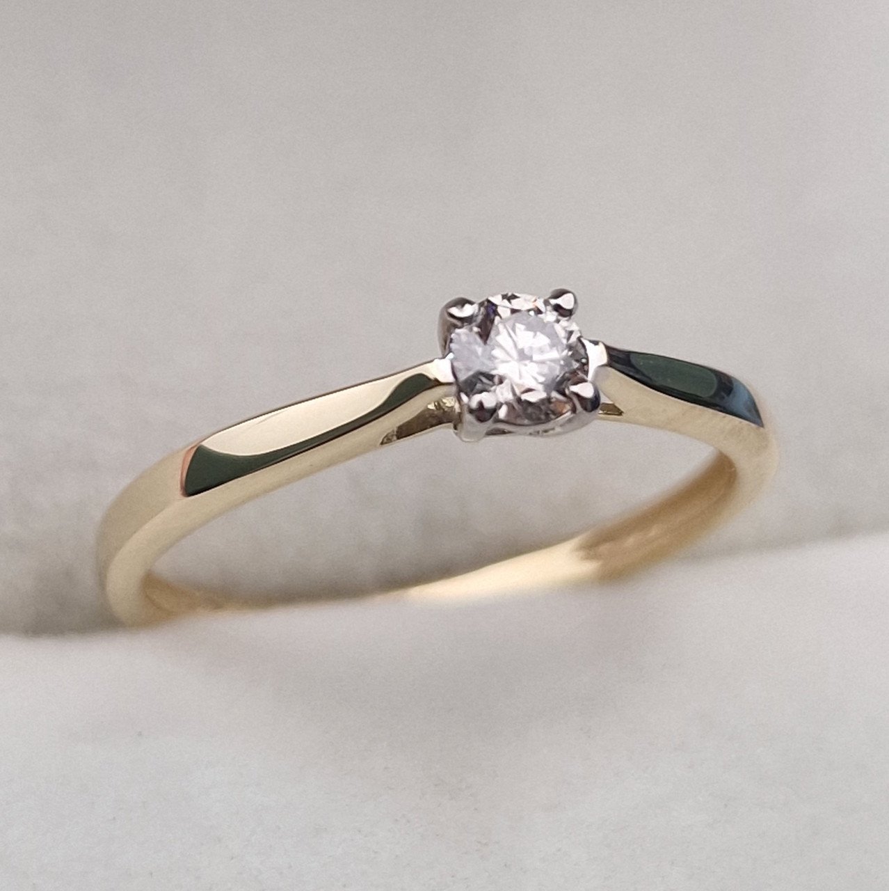 Кольцо Deimantas 104885332 16р 1,3гр 0,145ct. купить,NaN