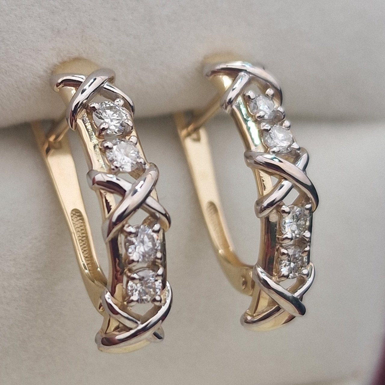 Серьги Deimantas 103745197 3,19гр 0,45ct. купить,NaN