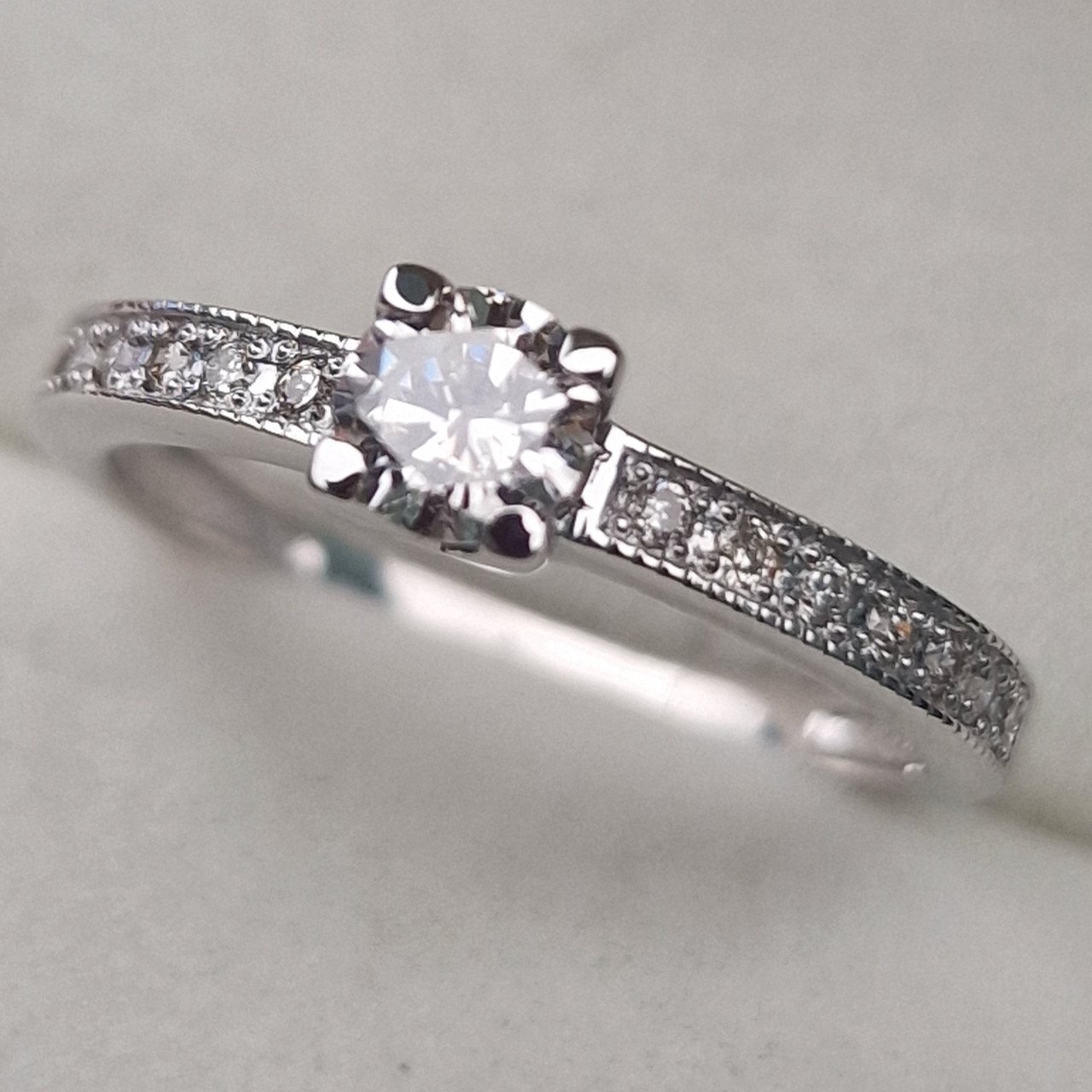 Кольцо Deimantas 103745158 17р 2,32гр 0,45ct. купить,NaN
