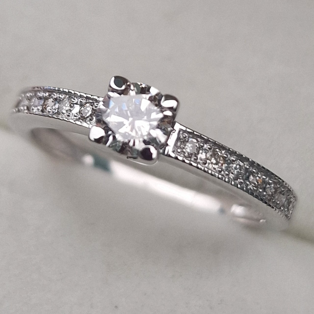 Кольцо Deimantas 103745158 17р 2,32гр 0,45ct. купить,NaN