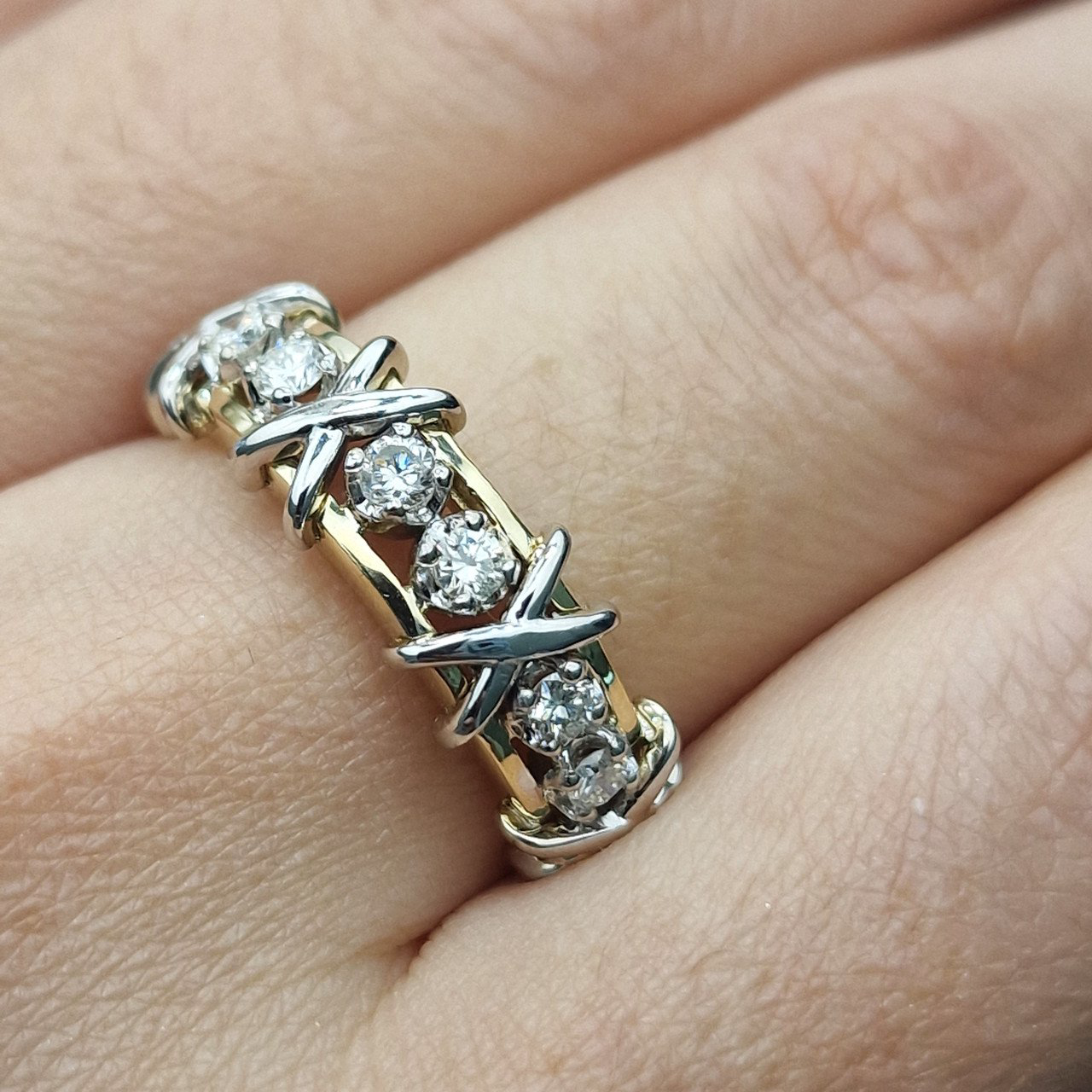 Кольцо Deimantas 103745190 18,5р 5,78гр 0,37ct. купить,NaN