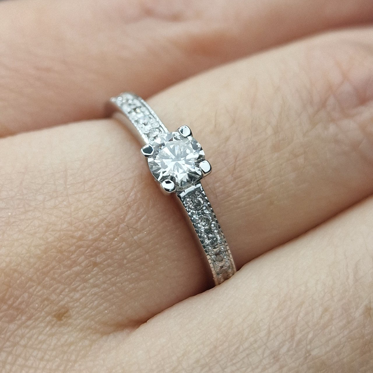 Кольцо Deimantas 103745158 17р 2,32гр 0,45ct. купить,NaN
