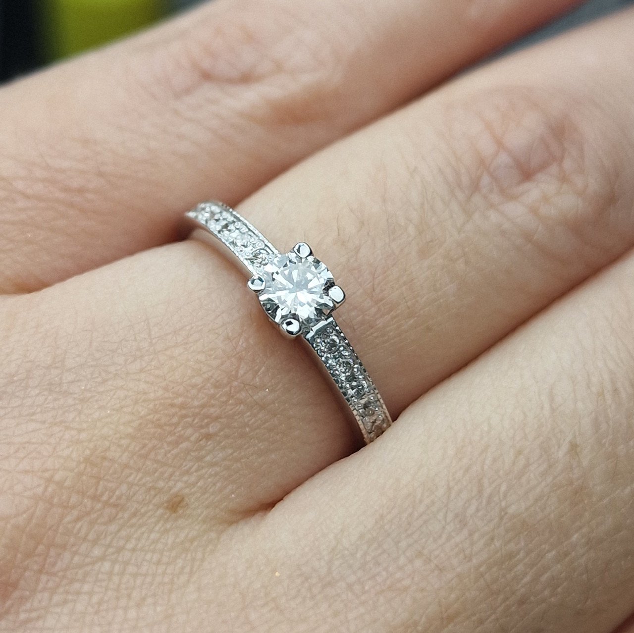 Кольцо Deimantas 103745158 17р 2,32гр 0,45ct. купить,NaN