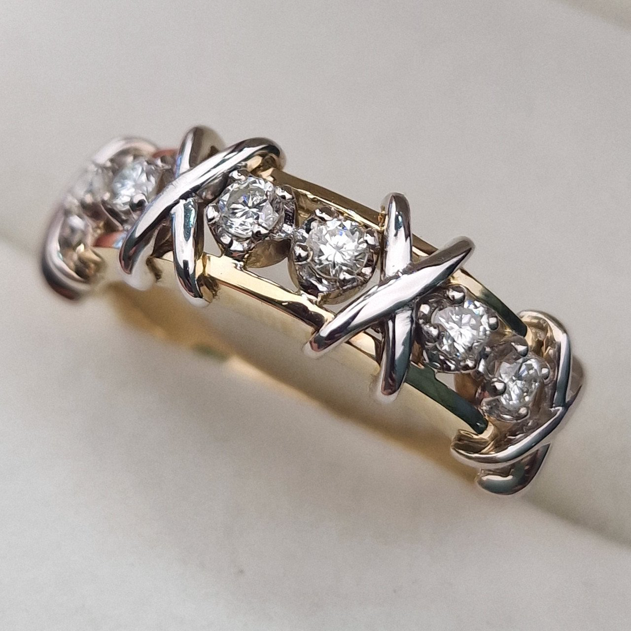 Кольцо Deimantas 103745190 18,5р 5,78гр 0,37ct. купить,NaN