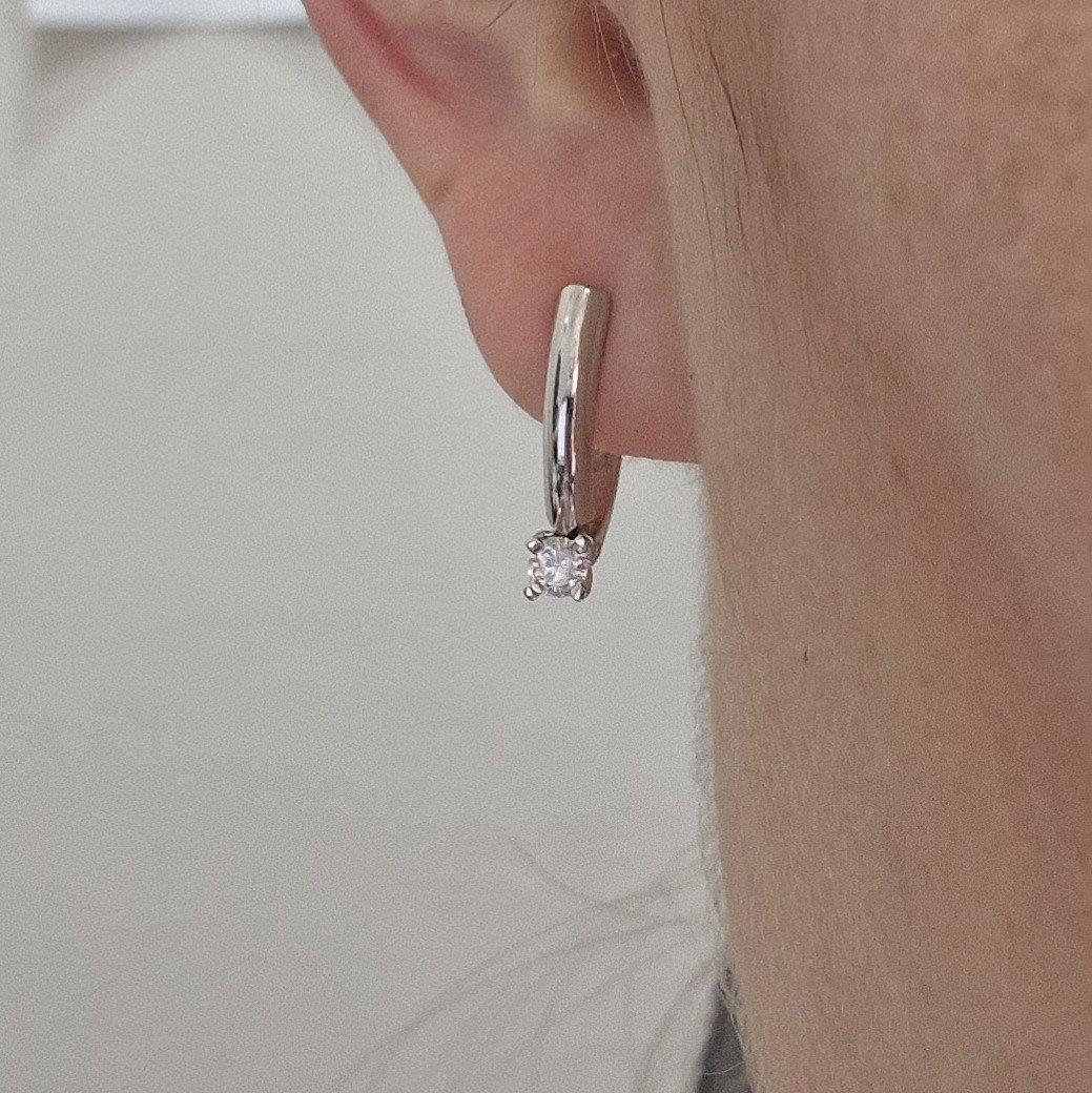 Серьги Deimantas 105154069 3,45гр 0,30ct. купить,NaN