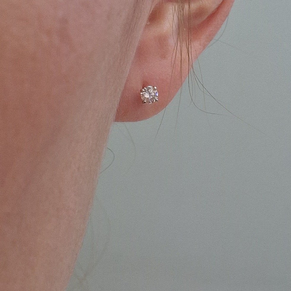 Серьги Deimantas 103747881 0,85гр 0,356ct. купить,NaN