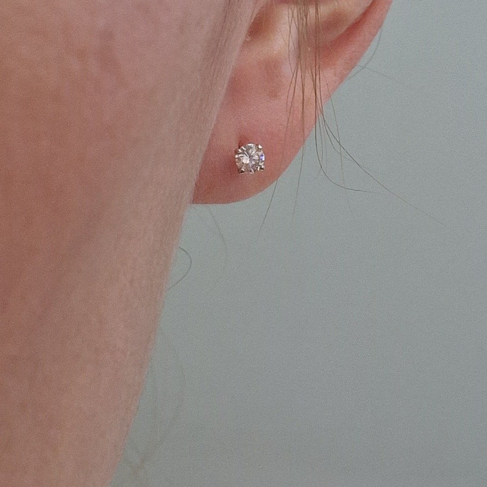 Серьги Deimantas 103747881 0,85гр 0,356ct. купить,NaN