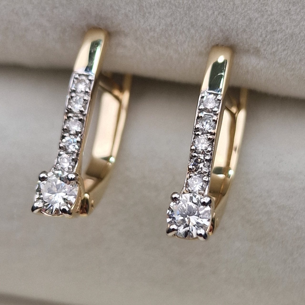 Серьги Deimantas 104885366 2,47гр 0,426ct. купить,NaN