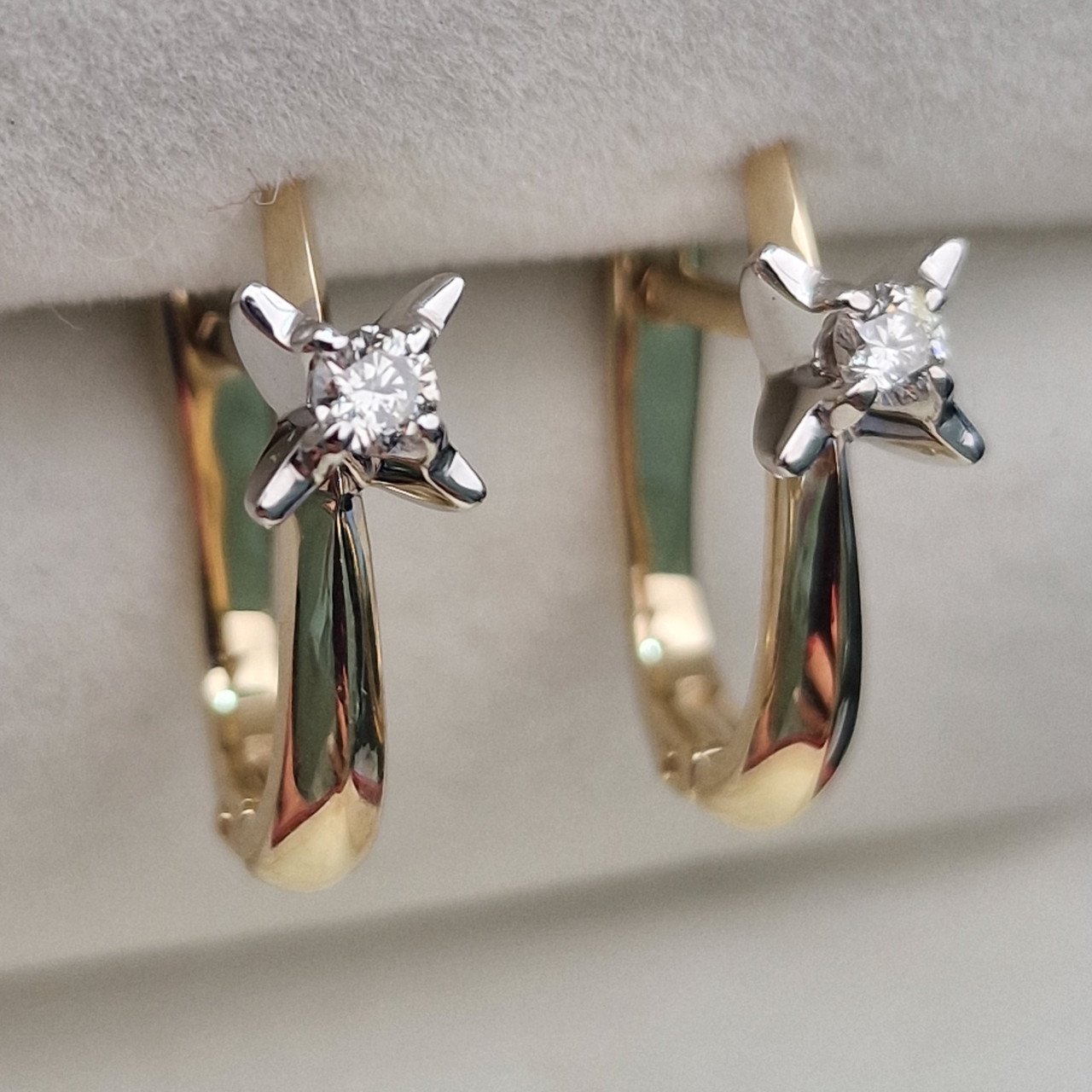 Серьги Deimantas 104885408 3,62гр 0,16ct. купить,NaN