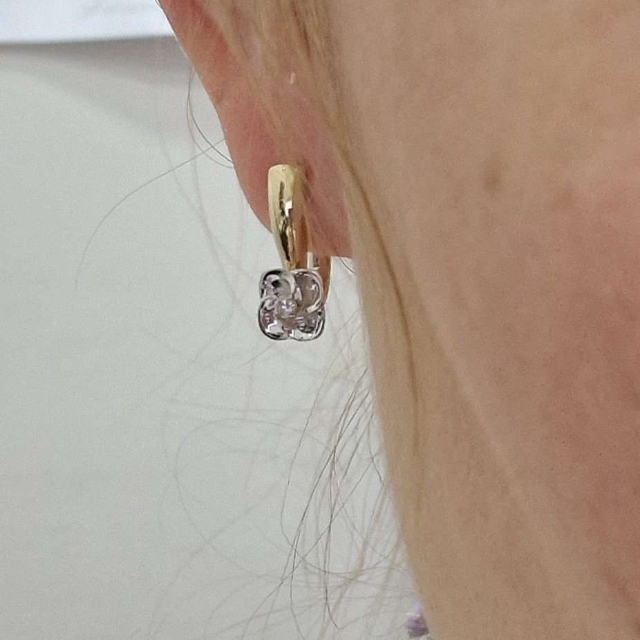 Серьги Deimantas 104885371 3,25гр 0,087ct. купить,NaN