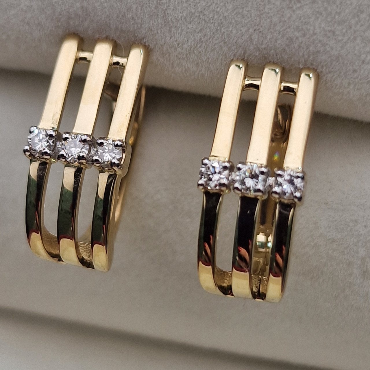Серьги Deimantas 104885394 3,52гр 0,202ct. купить,NaN