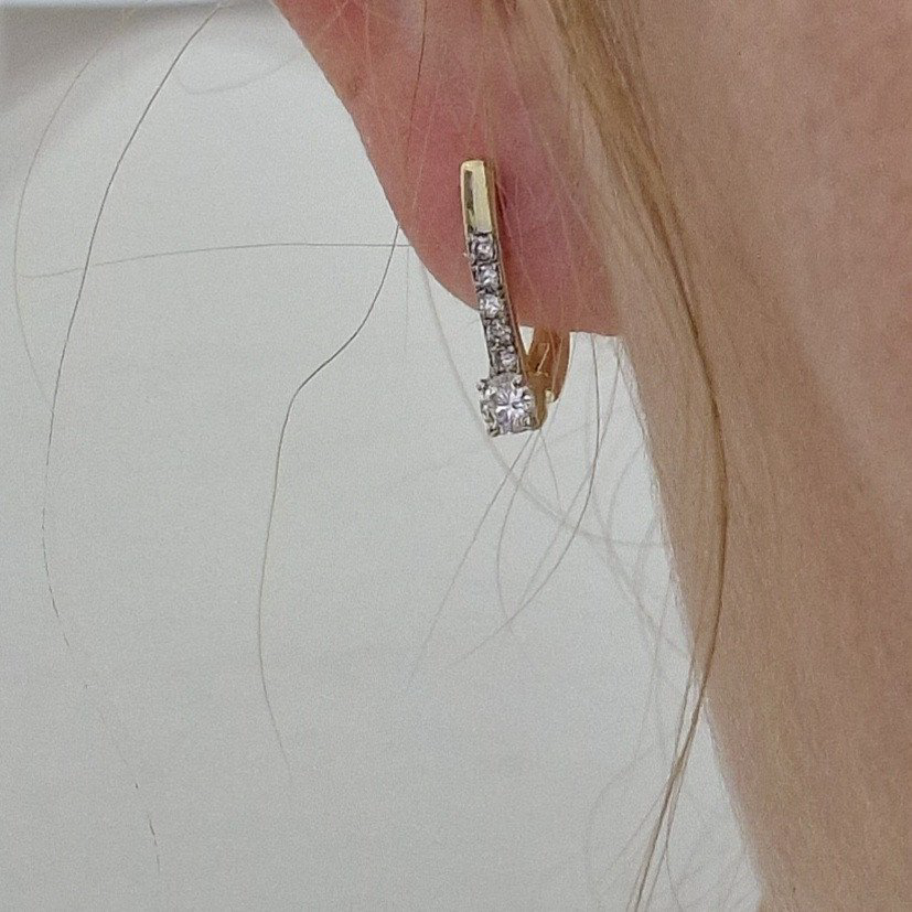 Серьги Deimantas 104885366 2,47гр 0,426ct. купить,NaN