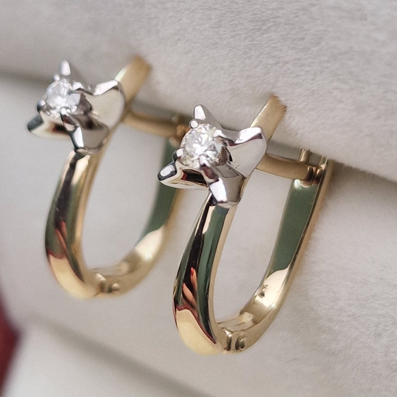 Серьги Deimantas 104885408 3,62гр 0,16ct. купить,NaN