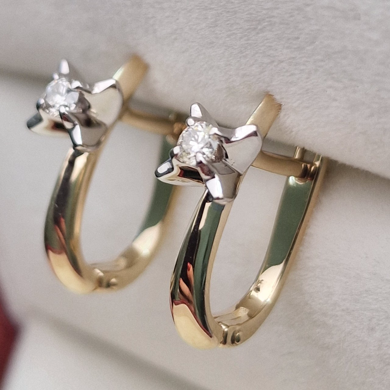 Серьги Deimantas 104885408 3,62гр 0,16ct. купить,NaN
