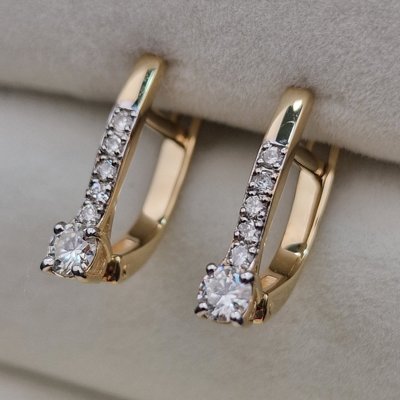 Серьги Deimantas 104885366 2,47гр 0,426ct. купить,NaN