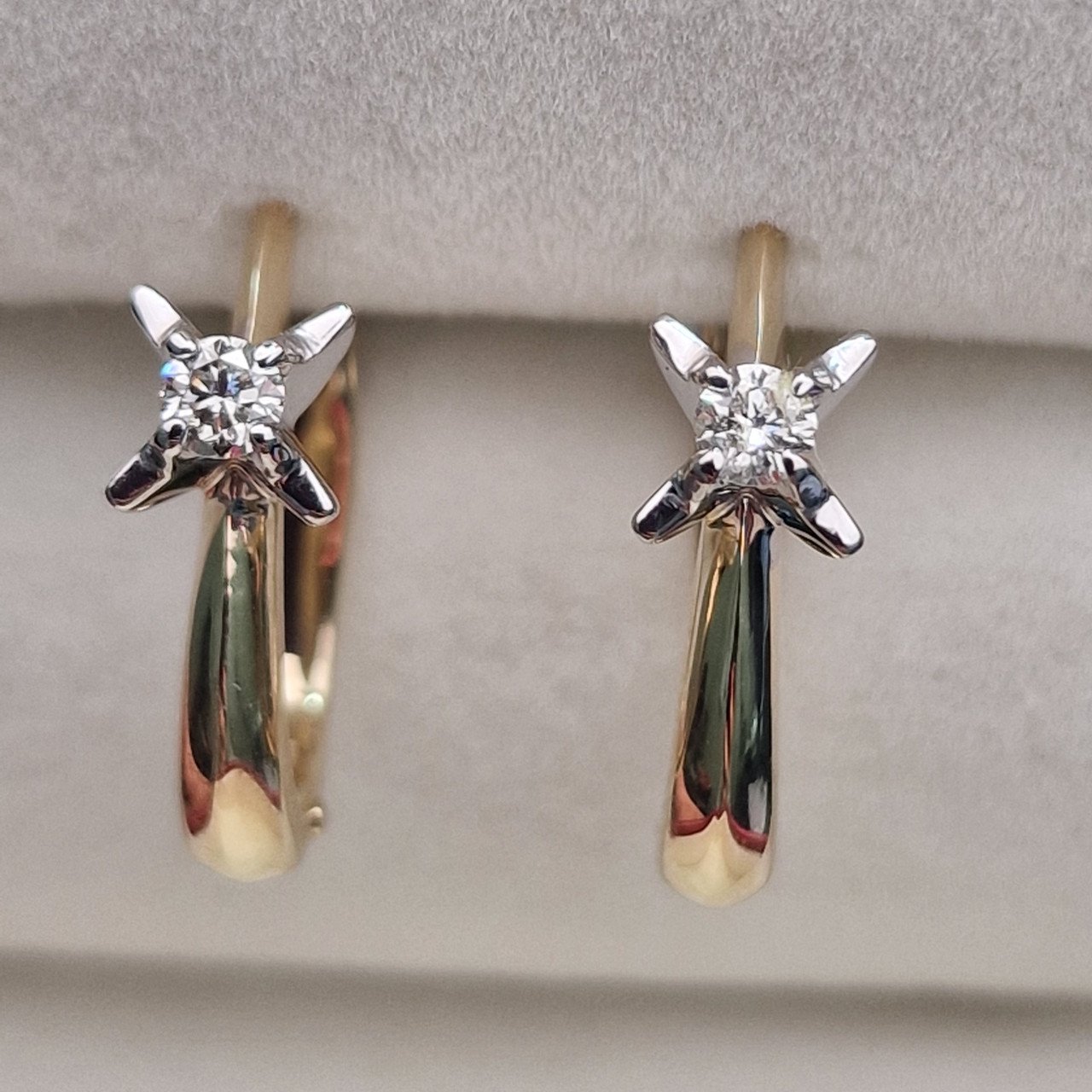 Серьги Deimantas 104885408 3,62гр 0,16ct. купить,NaN