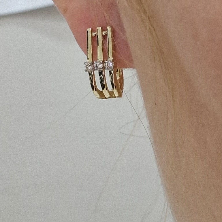 Серьги Deimantas 104885394 3,52гр 0,202ct. купить,NaN