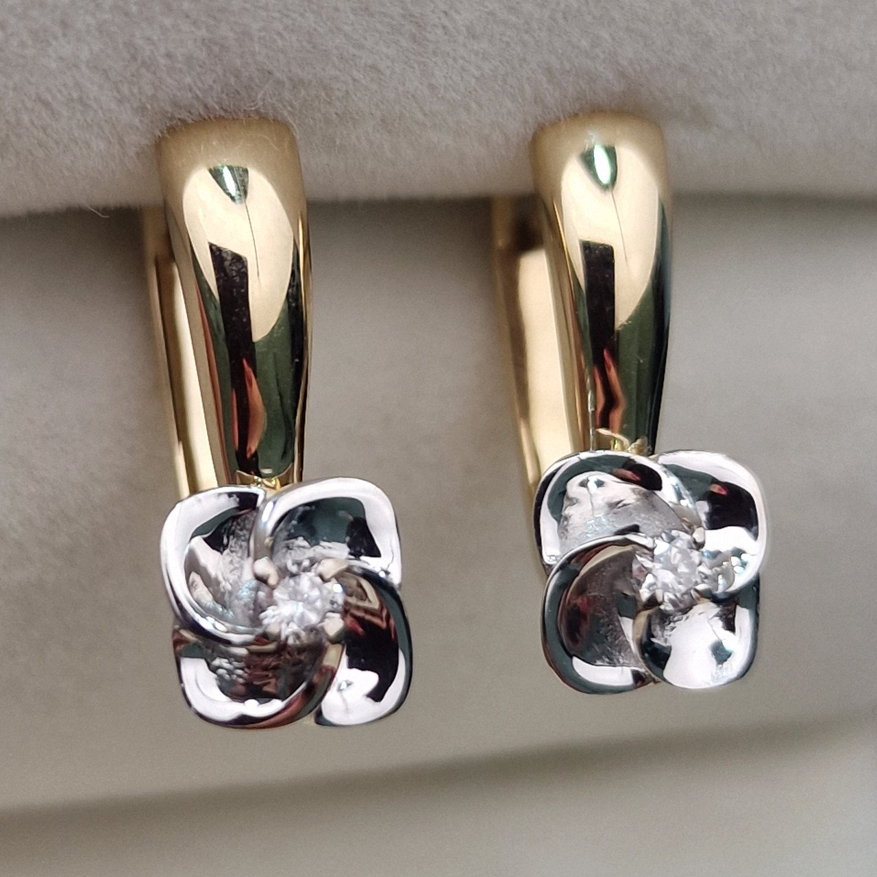 Серьги Deimantas 104885371 3,25гр 0,087ct. купить,NaN