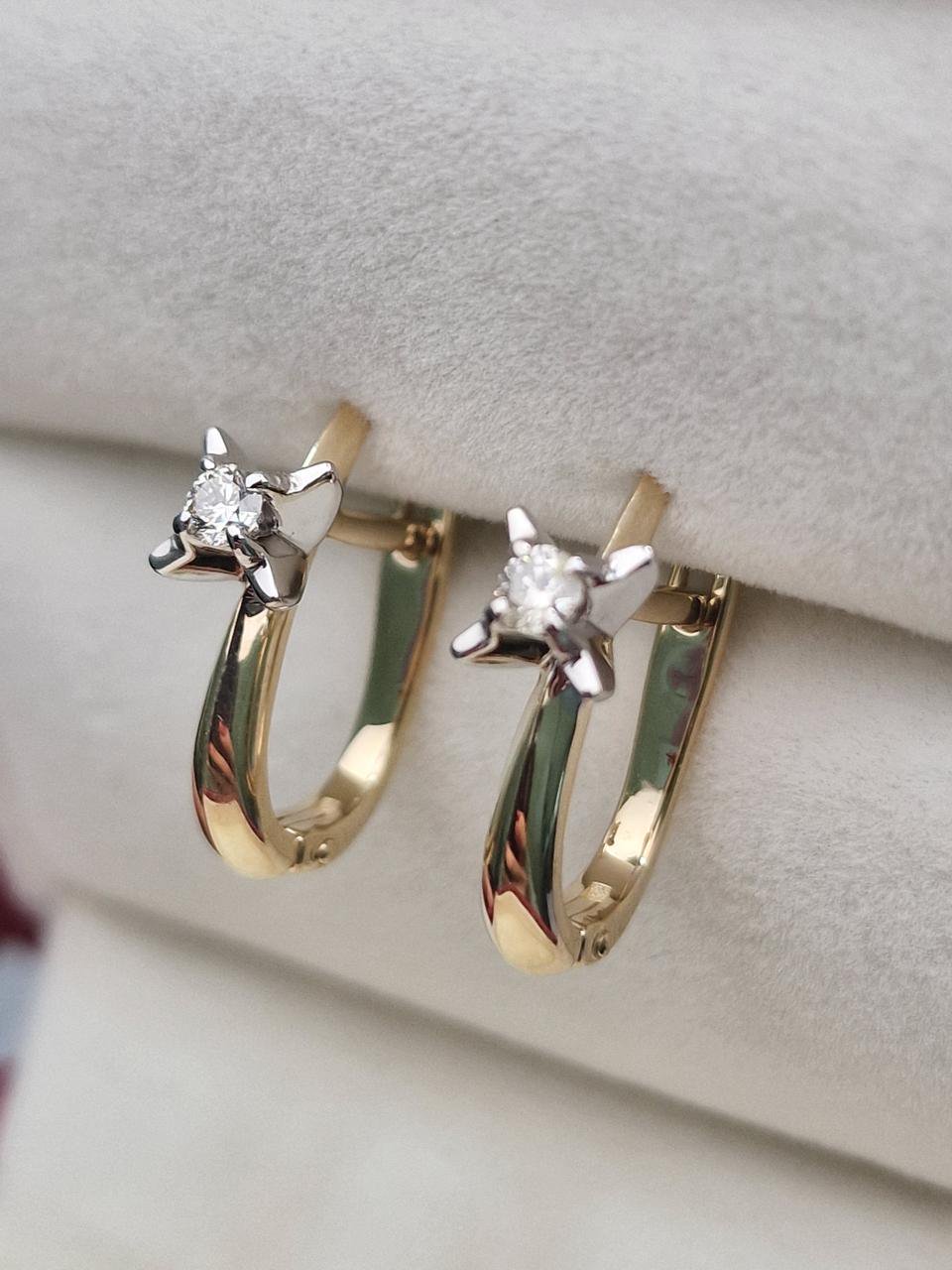 Серьги Deimantas 104885408 3,62гр 0,16ct. купить,NaN
