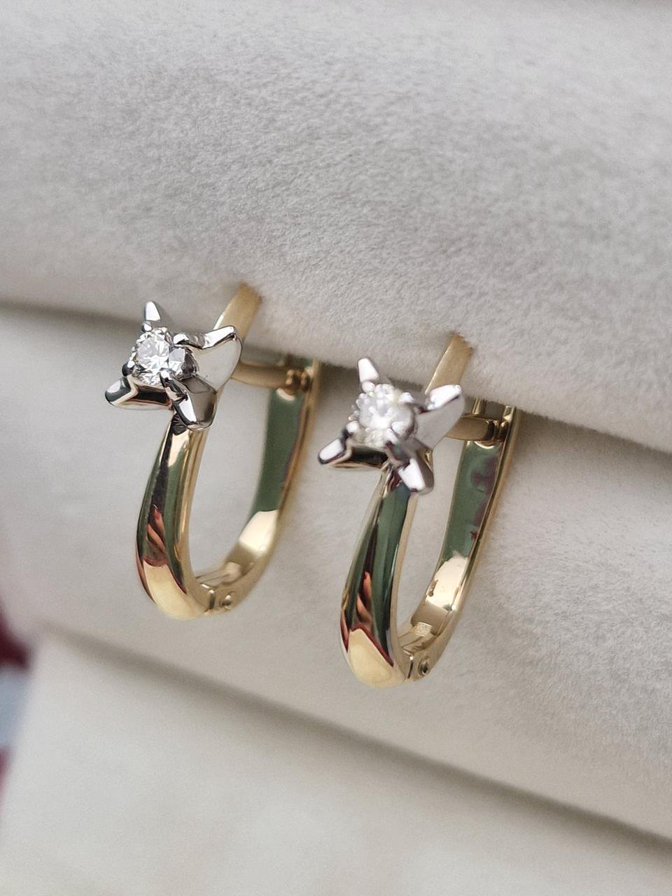 Серьги Deimantas 104885408 3,62гр 0,16ct. купить,NaN