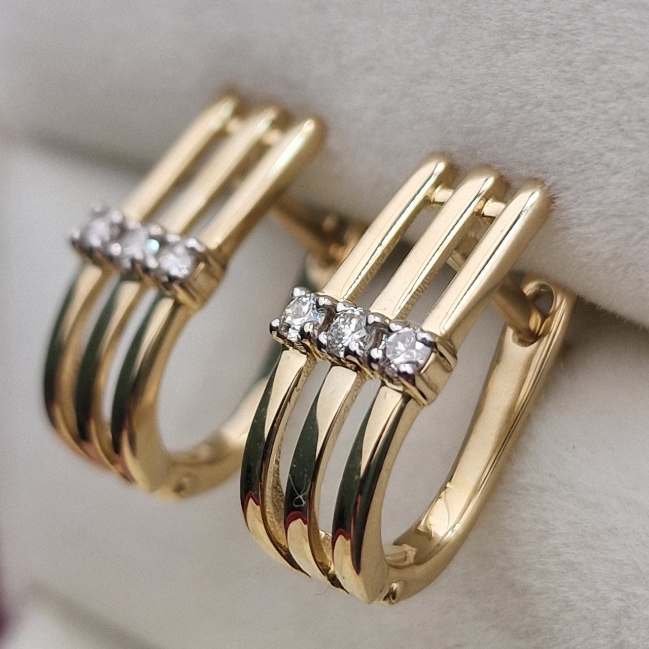 Серьги Deimantas 104885394 3,52гр 0,202ct. купить,NaN