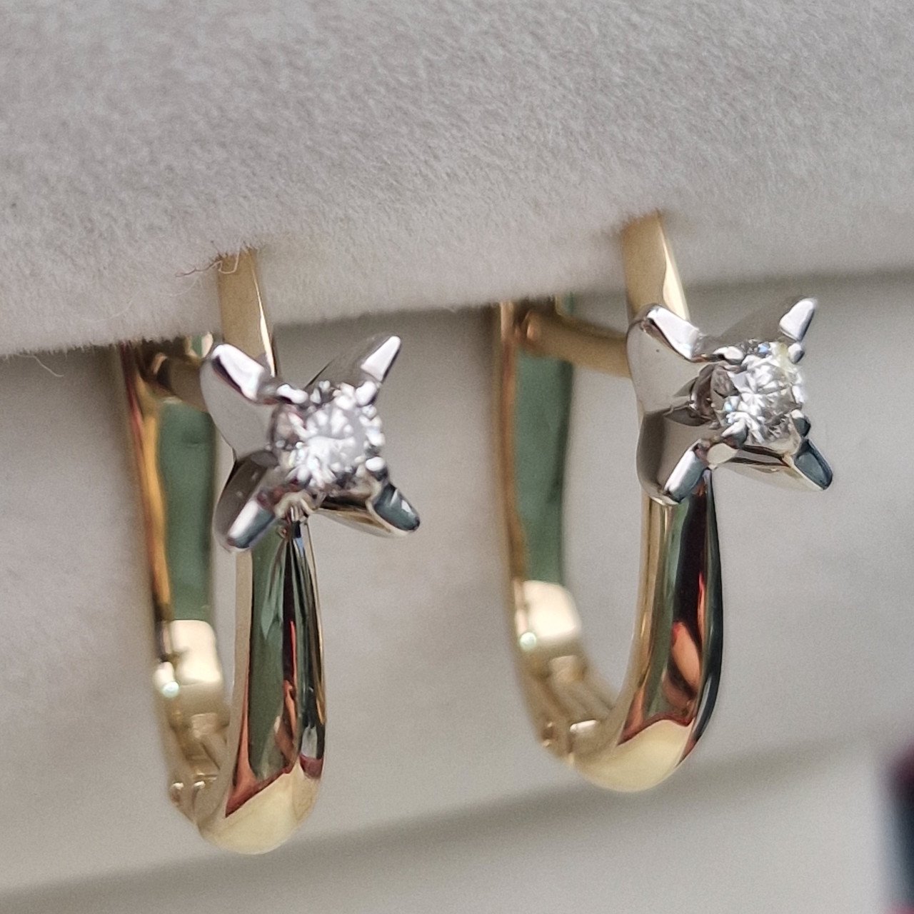 Серьги Deimantas 104885408 3,62гр 0,16ct. купить,NaN