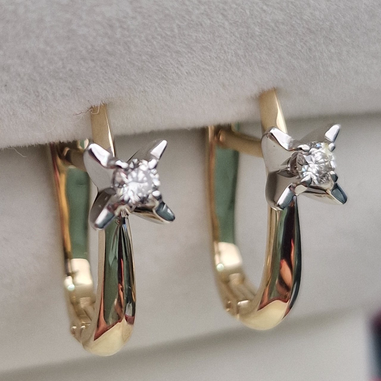 Серьги Deimantas 104885408 3,62гр 0,16ct. купить,NaN