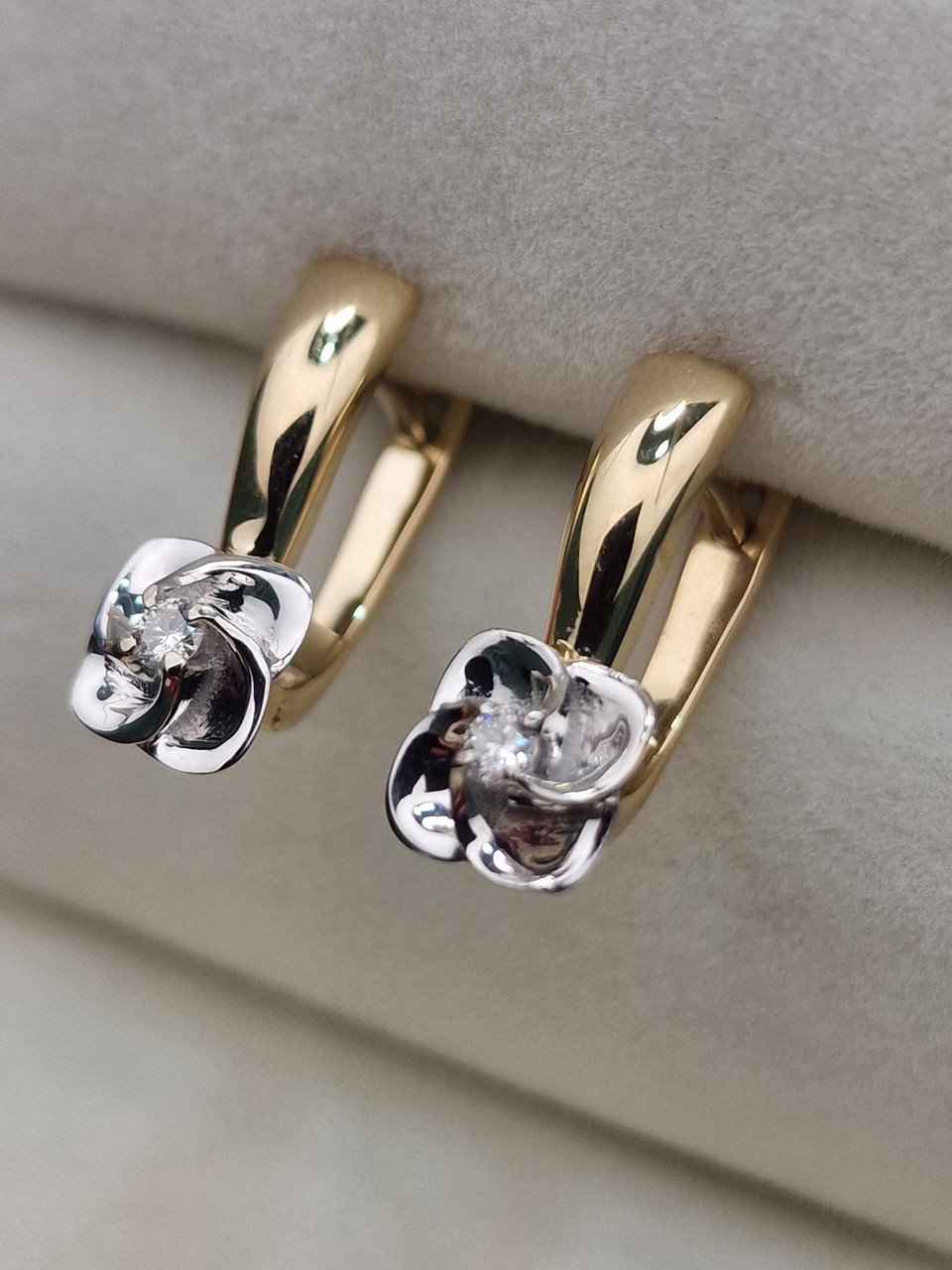 Серьги Deimantas 104885371 3,25гр 0,087ct. купить,NaN