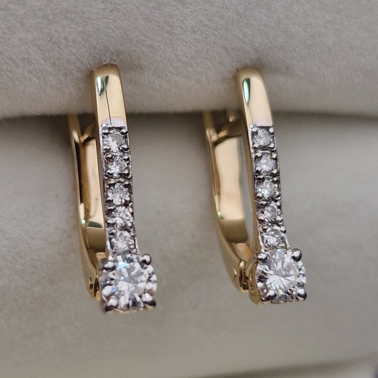 Серьги Deimantas 104885366 2,47гр 0,426ct. купить,NaN