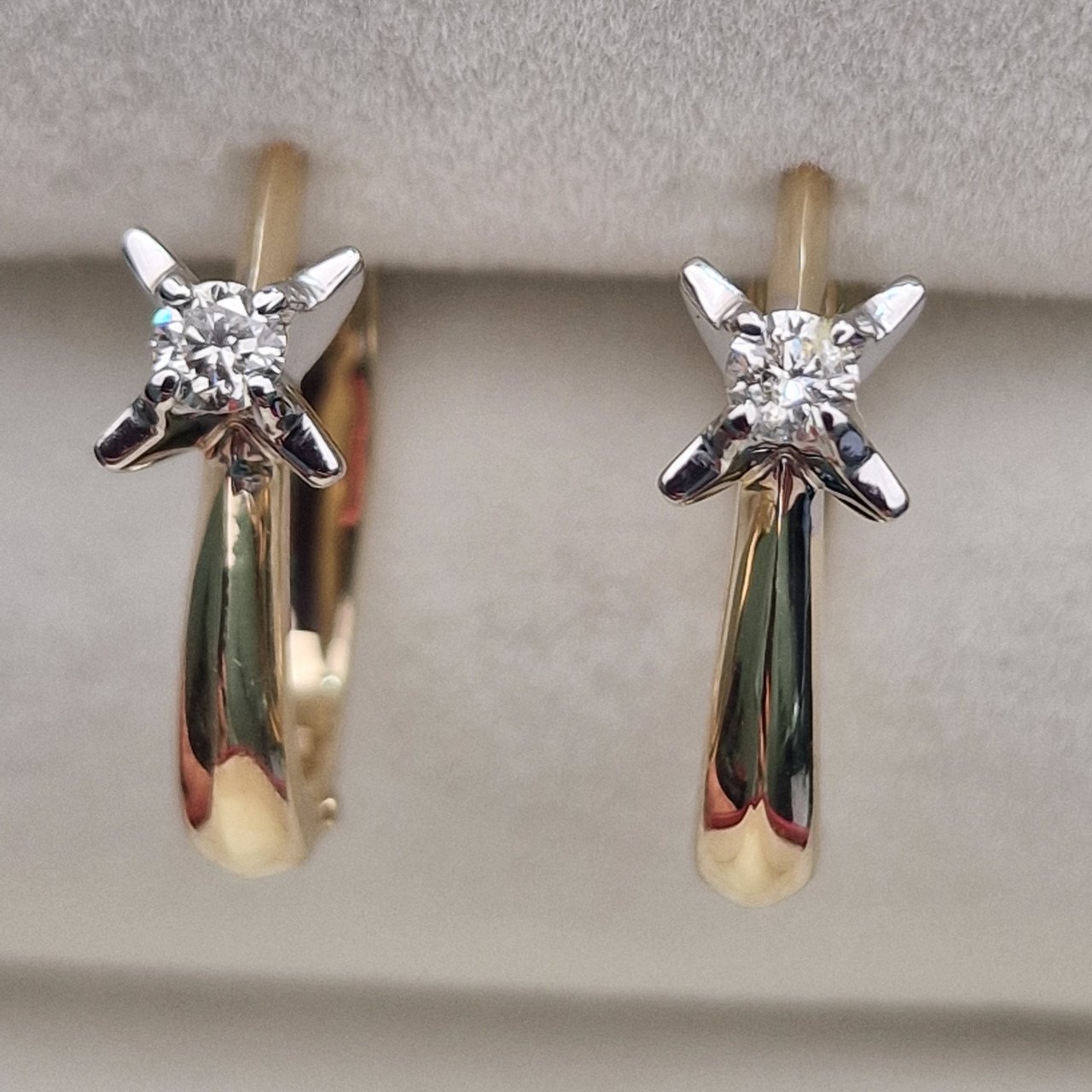 Серьги Deimantas 104885408 3,62гр 0,16ct. купить,NaN