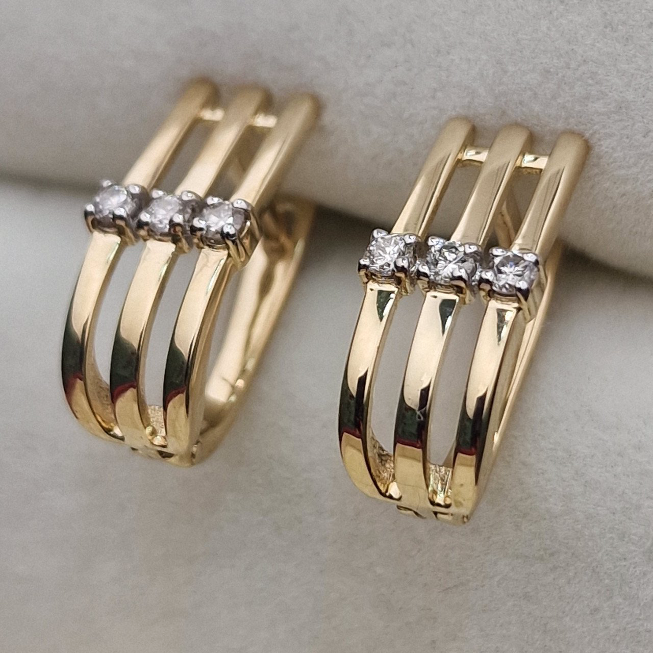 Серьги Deimantas 104885394 3,52гр 0,202ct. купить,NaN