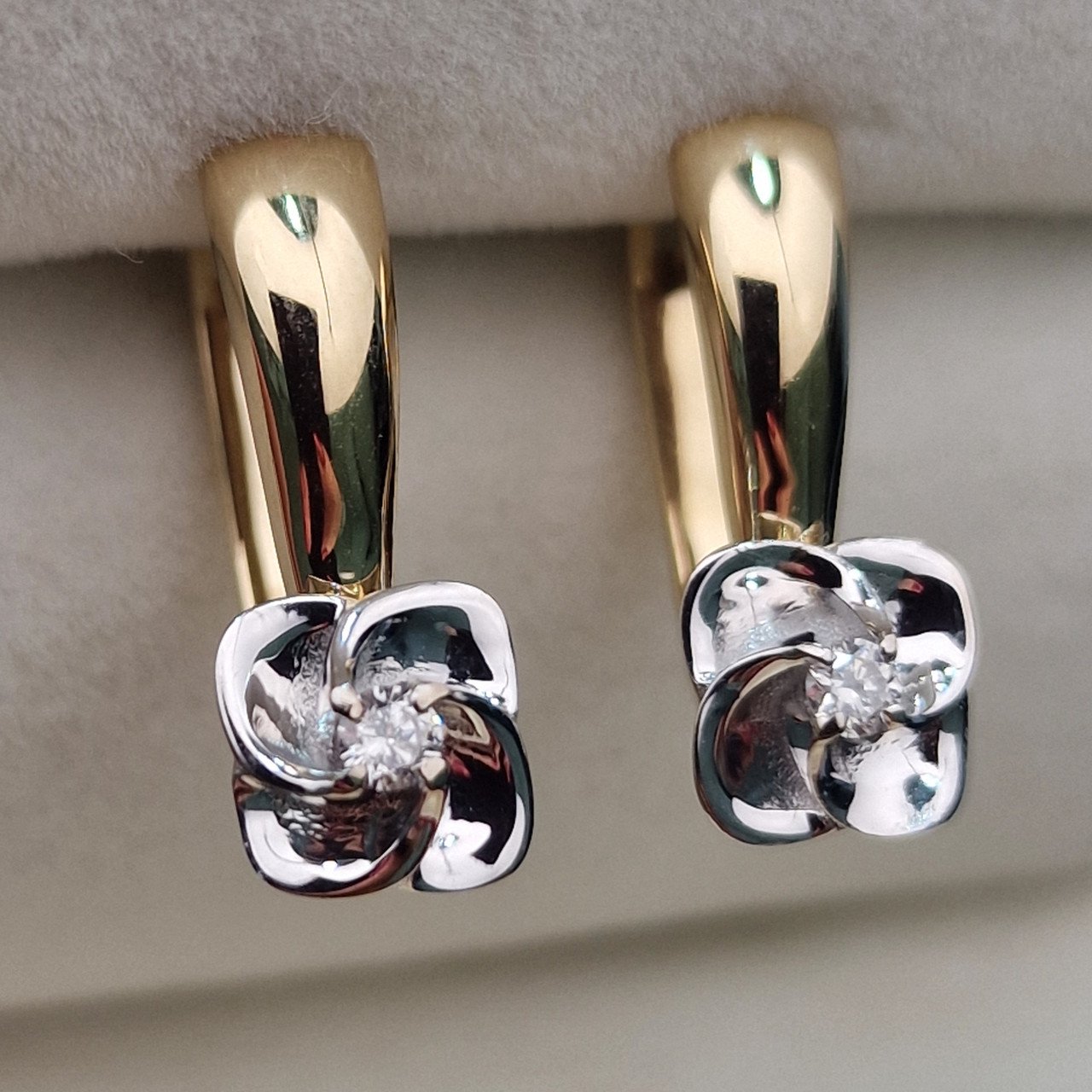 Серьги Deimantas 104885371 3,25гр 0,087ct. купить,NaN