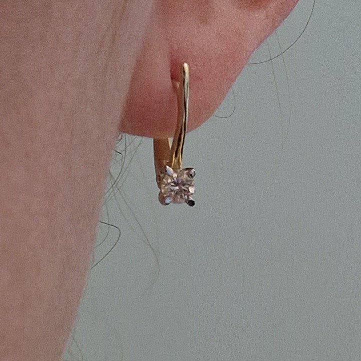 Серьги Deimantas 103754626 2,6гр 0,53ct. купить,NaN