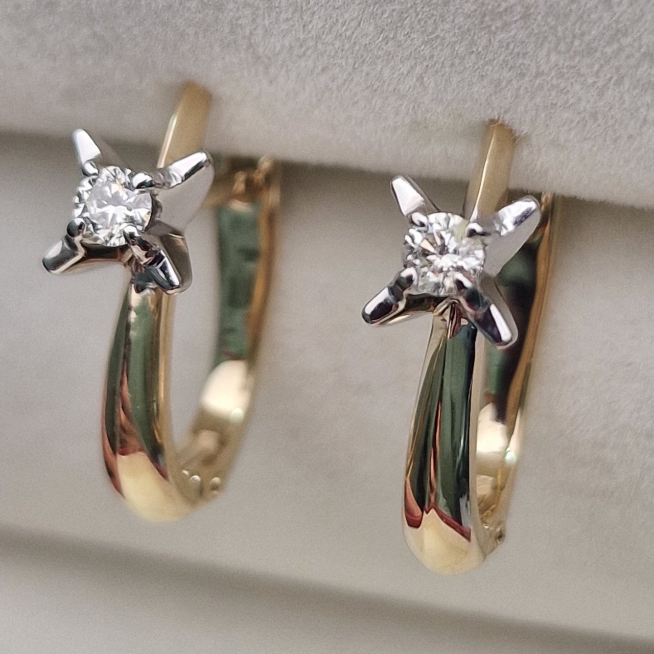Серьги Deimantas 104885408 3,62гр 0,16ct. купить,NaN