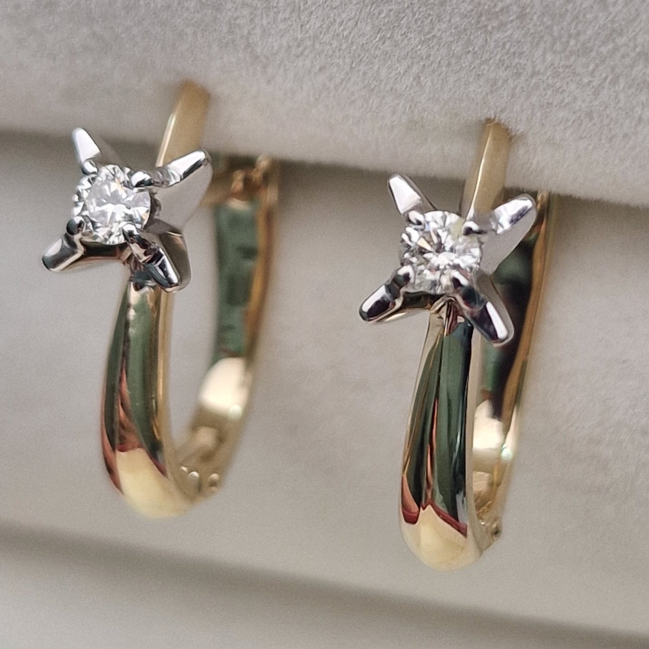 Серьги Deimantas 104885408 3,62гр 0,16ct. купить,NaN