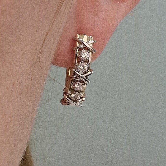 Серьги Deimantas 103753683 6,86гр 0,45ct. купить,NaN