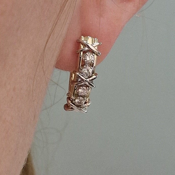 Серьги Deimantas 103753683 6,86гр 0,45ct. купить,NaN