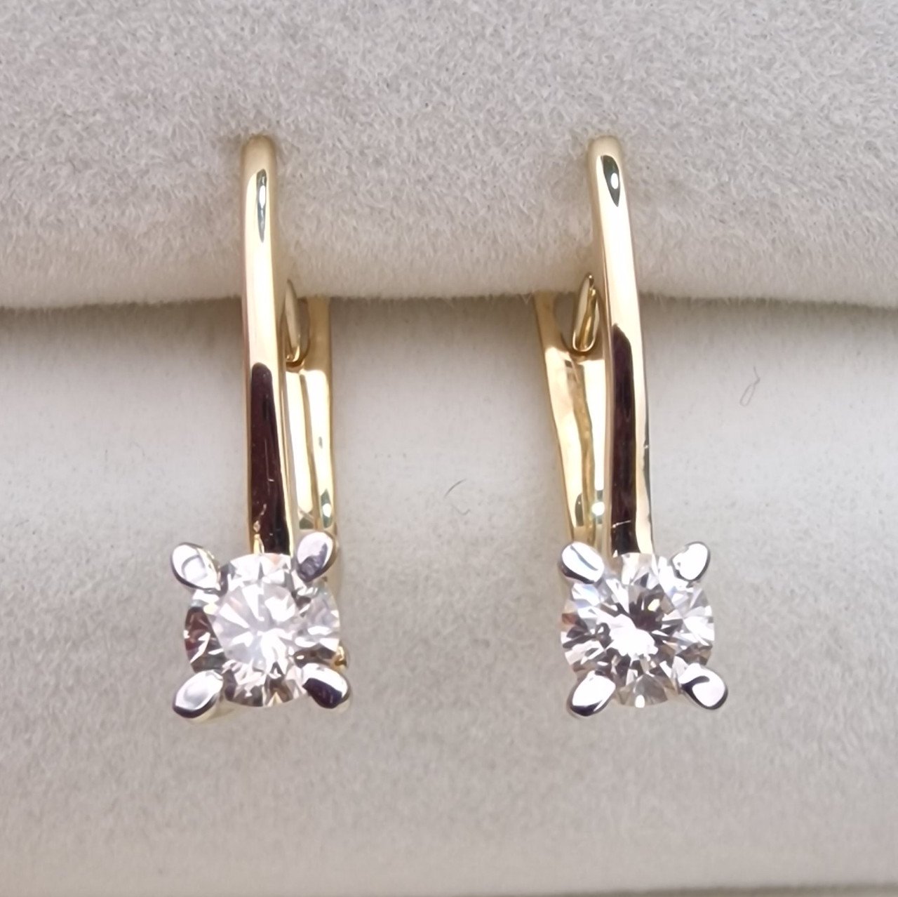 Серьги Deimantas 103754626 2,6гр 0,53ct. купить,NaN