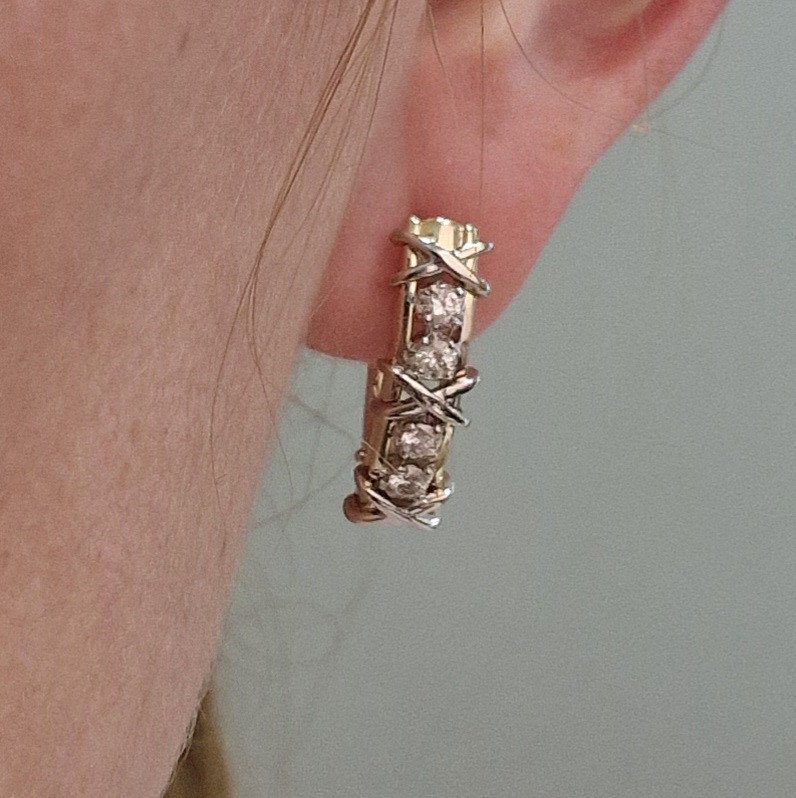 Серьги Deimantas 103753683 6,86гр 0,45ct. купить,NaN