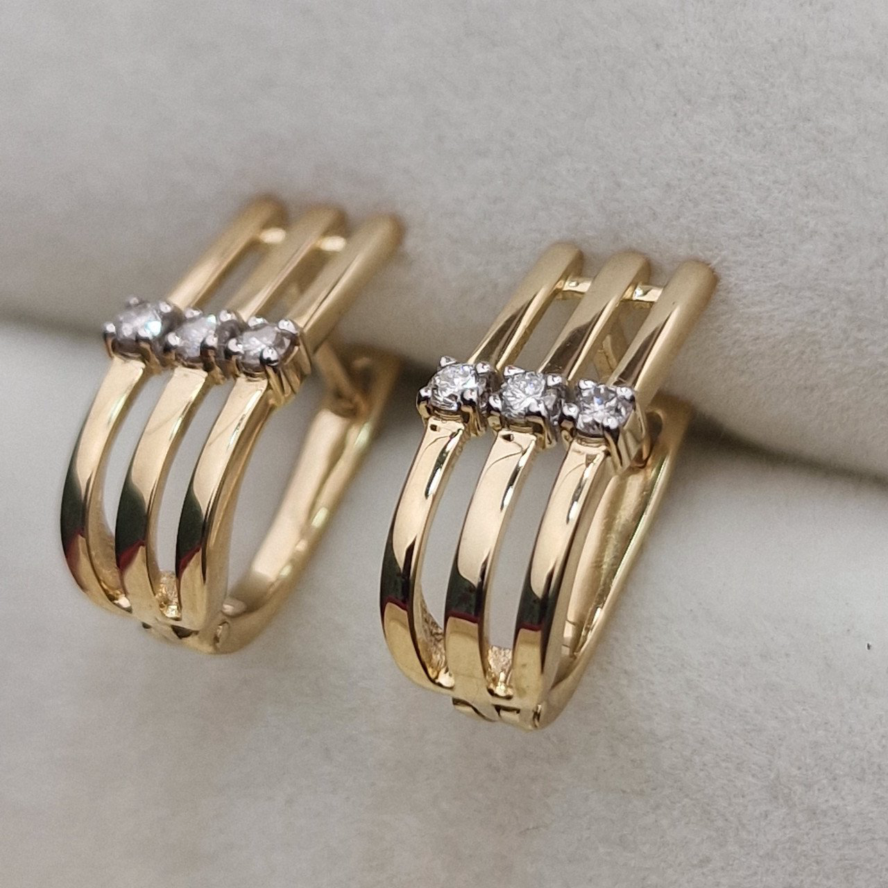 Серьги Deimantas 104885394 3,52гр 0,202ct. купить,NaN