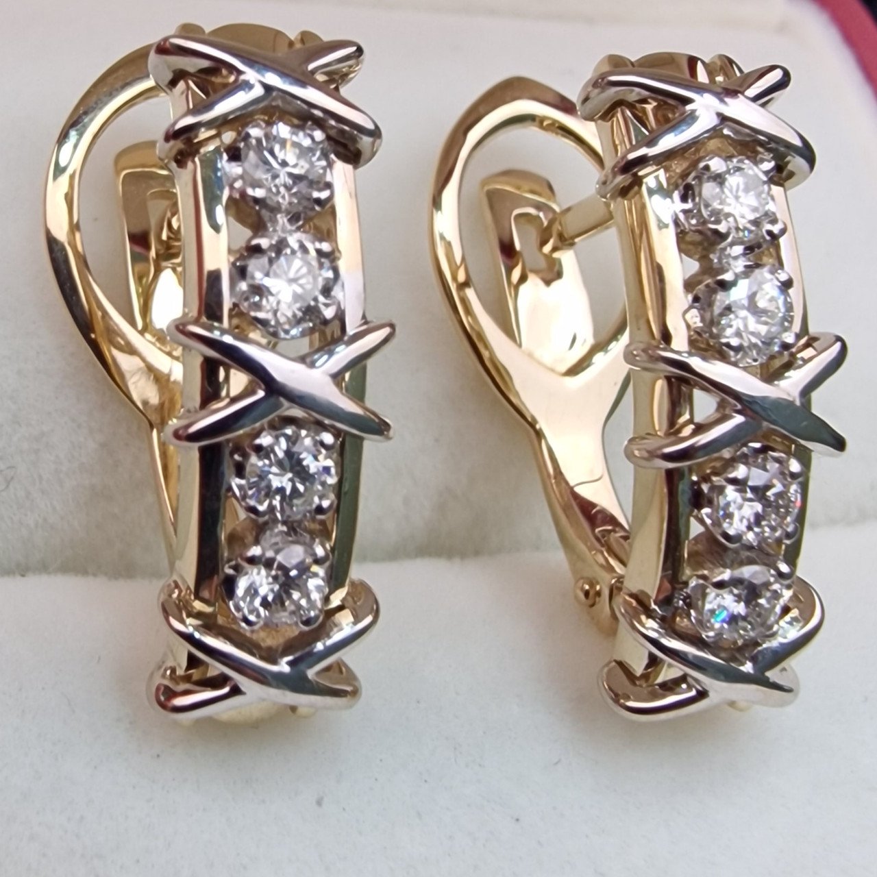 Серьги Deimantas 103753683 6,86гр 0,45ct. купить,NaN