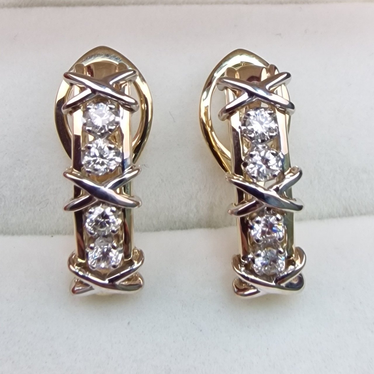 Серьги Deimantas 103753683 6,86гр 0,45ct. купить,NaN