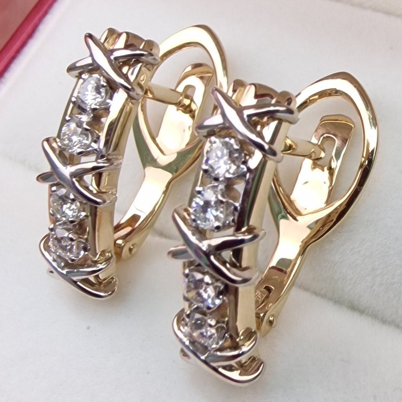 Серьги Deimantas 103753683 6,86гр 0,45ct. купить,NaN