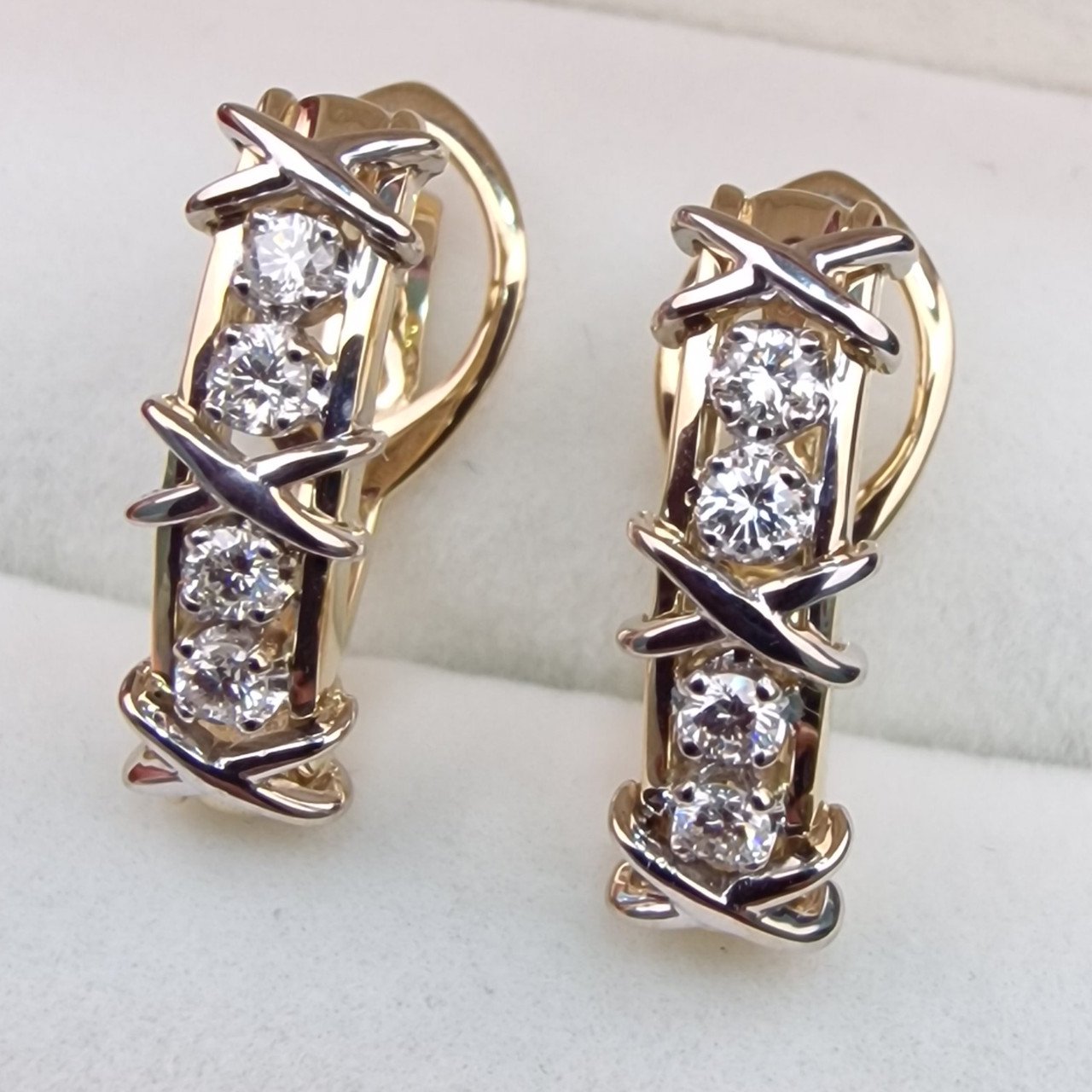 Серьги Deimantas 103753683 6,86гр 0,45ct. купить,NaN