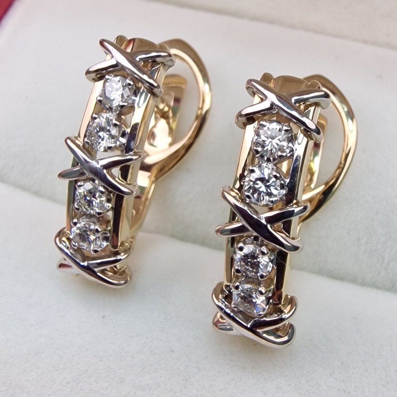 Серьги Deimantas 103753683 6,86гр 0,45ct. купить,NaN